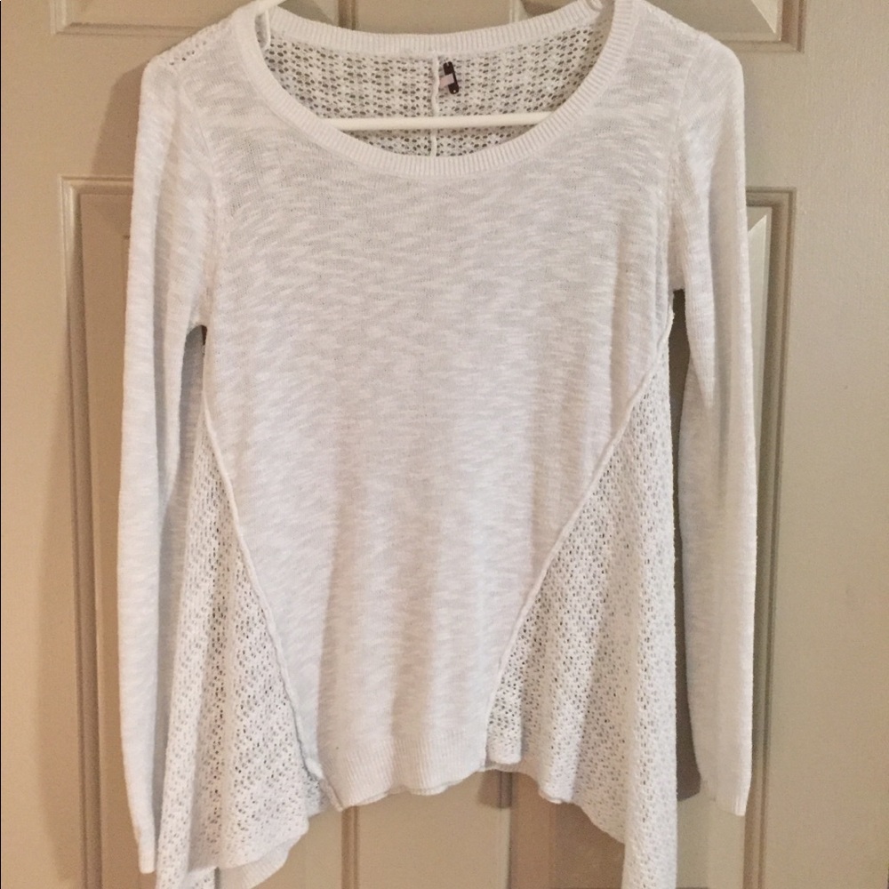 White lightweight sweater